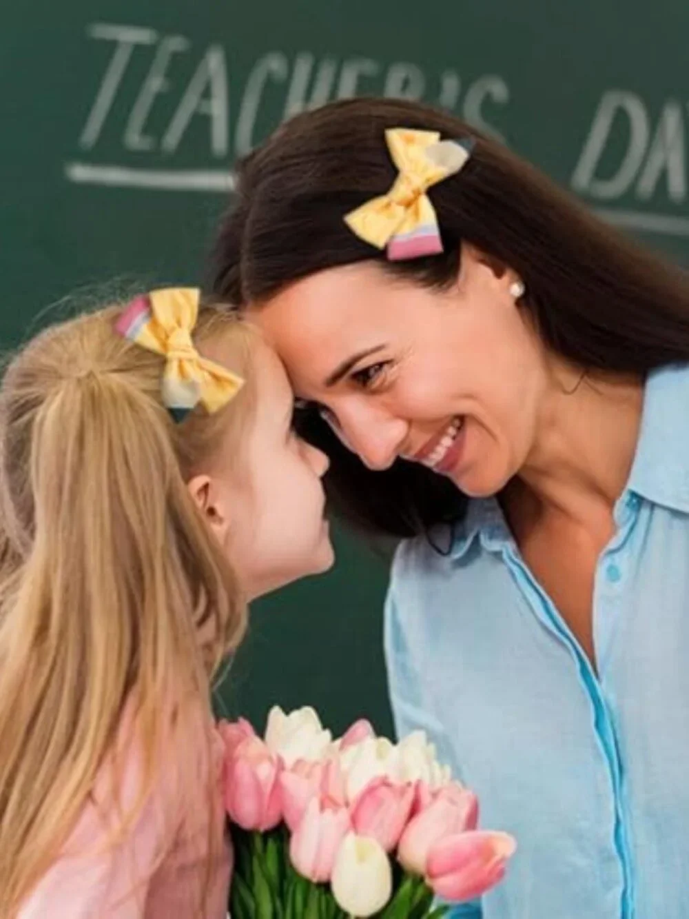 Pencil Hair Clips Back to School Hair Bows for Teacher Student First Day Gifts